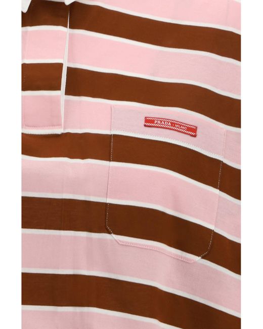 Prada Red Long-Sleeve T-Shirt