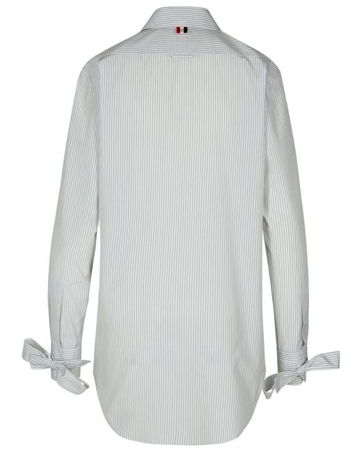 Thom Browne Gray Long Shirt for men