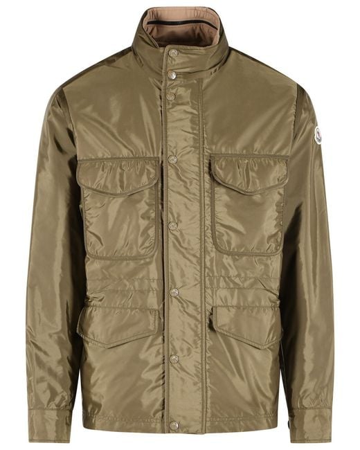 Moncler Natural 'Chuqui' Polyester Blend Jacket for men