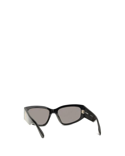 Balenciaga Gray Rectangular Af Sunglasses