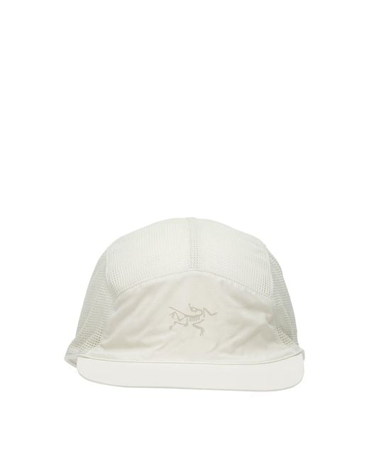 Arc'teryx White Norvan Mesh Trucker Hat for men