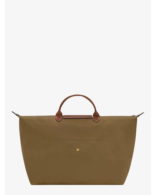 Longchamp Brown Le Pliage Nylon Handbag