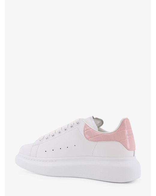 McQueen White Sneakers Pelle