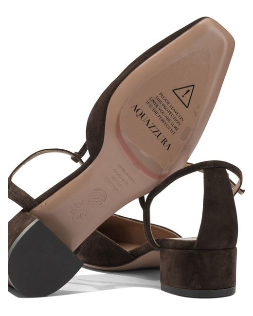 Aquazzura Brown "Sorbonne 35 Mm" Pumps