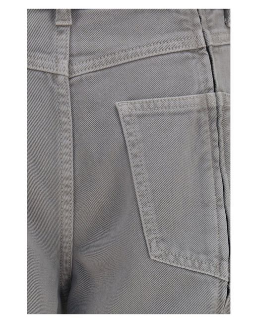 Phoebe Philo Gray Zip Jeans