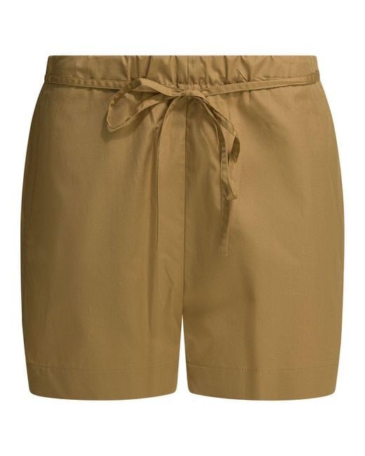 Loulou de Saison Green Shorts Beige