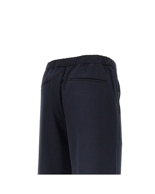 Emporio Armani Blue Jersey Pants for men