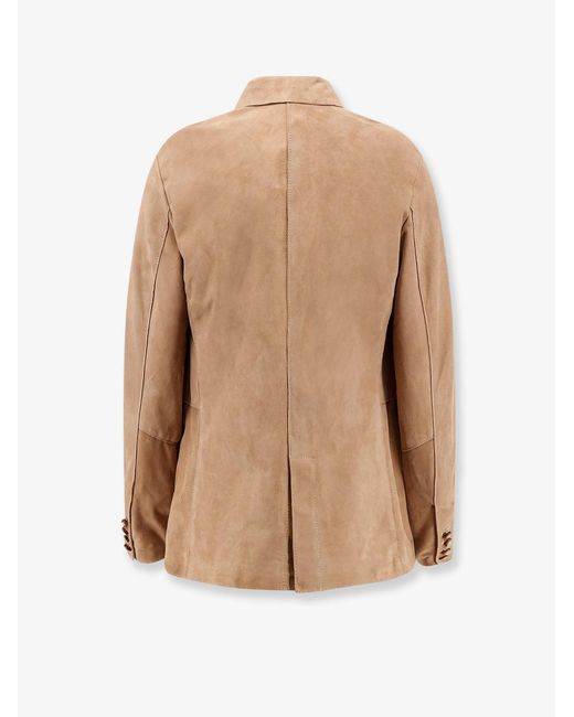 DFOUR® Natural Suede Jacket