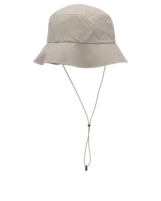 Arc'teryx White "Sinsolo" Bucket Hat for men