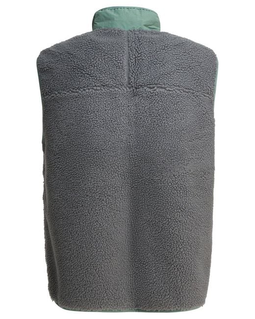 Patagonia Gray "Classic Retro-X Fleece" Sleeveless Jacket for men