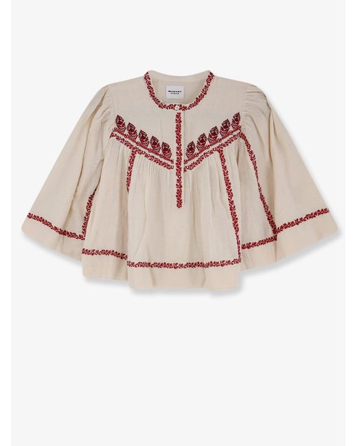Women's Pink Marant Etoile Juline Organic Cotton Shirt