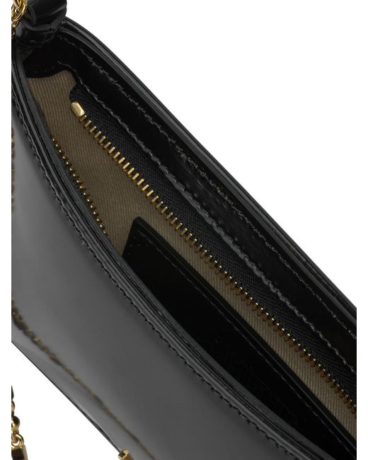 Jacquemus Black Le Petit Bisou Chaine Small Calf Leather Shoulder Bag