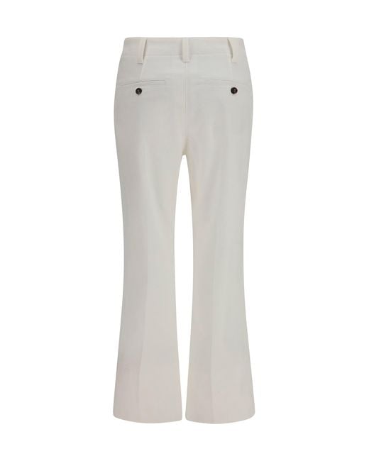 Brunello Cucinelli Gray Slim Flared Pants