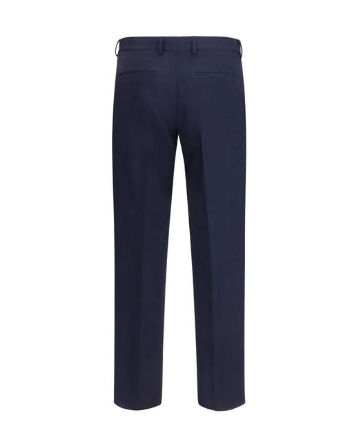 Fendi Blue Tailored Pants for men