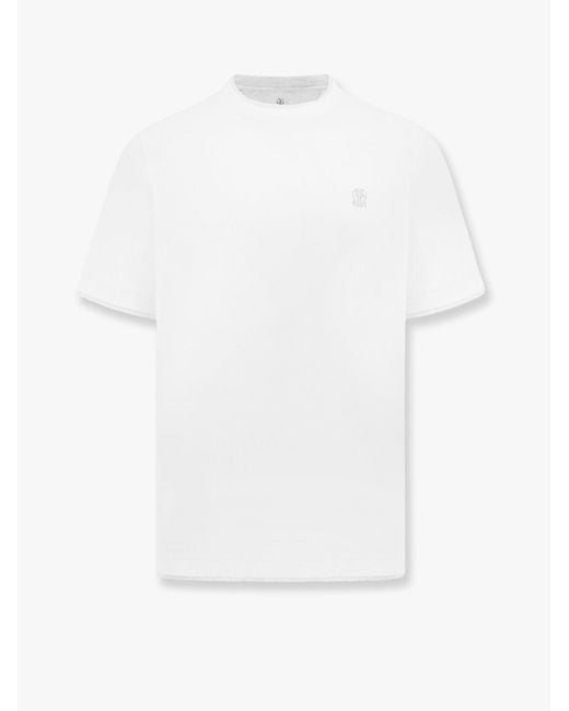 Men's White Cotton T-Shirt