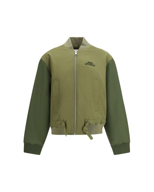 Axel Arigato Green Archer Bomber Jacket for men