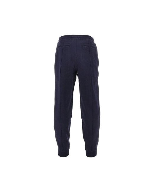 Brunello Cucinelli Blue Techno Cotton Sweatpants for men