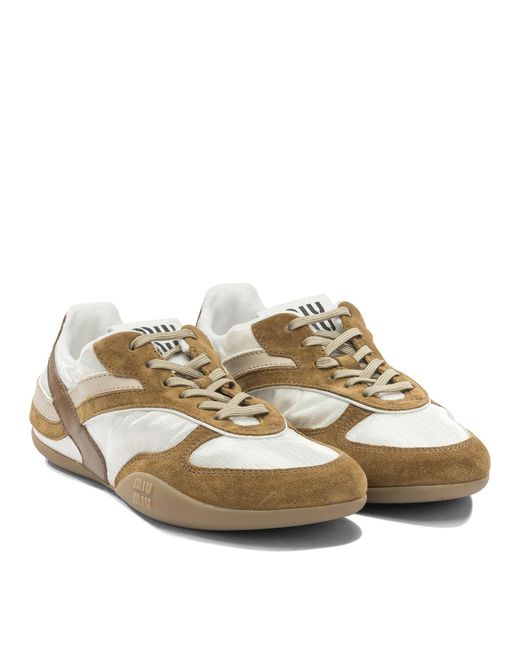 Miu Miu Natural Sneakers