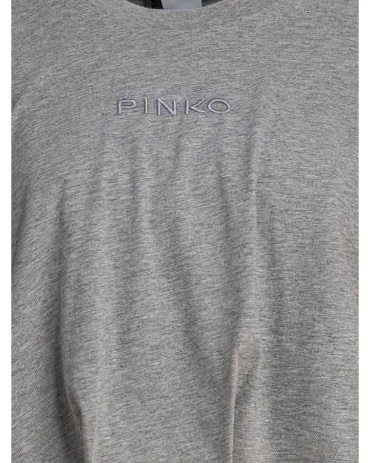 Pinko Gray T-Shirts And Polos