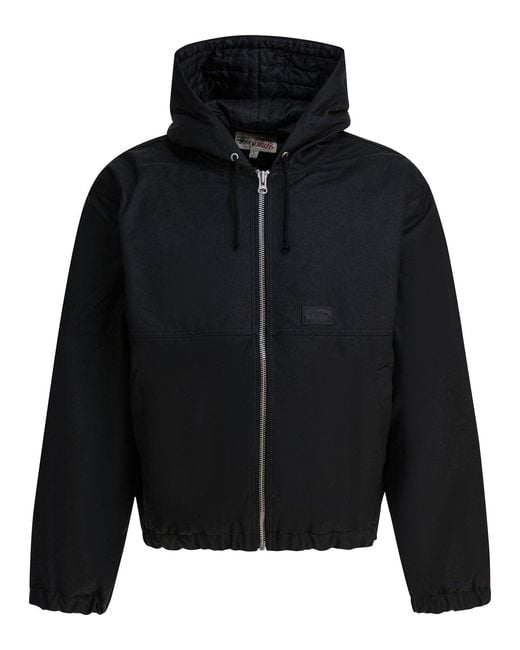 Stussy Black Cotton Jacket for men