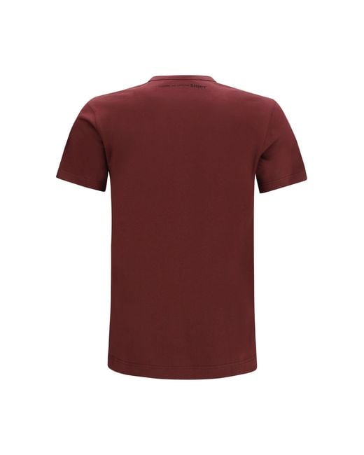 Comme des Garçons Red Short-Sleeved T-Shirt for men