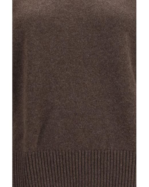Loulou de Saison Brown Anton Cashmere Sweater Coffee