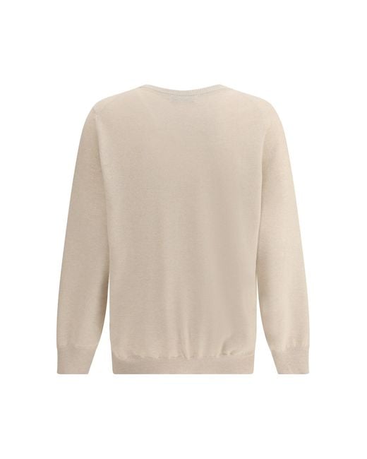Brunello Cucinelli White Knitwear for men