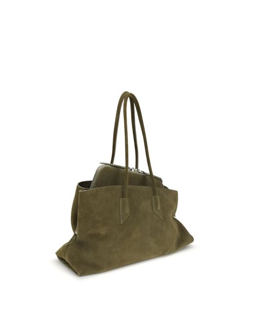 The Attico Green Shoulder Bags