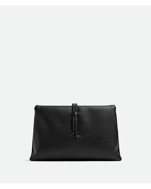 Bottega Veneta Black Liberta Crossbody Bag