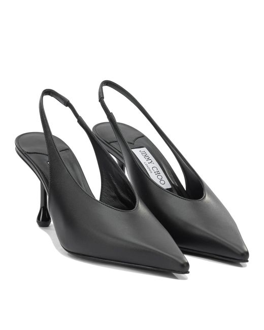 Jimmy Choo Black "Isa 80" Slingback