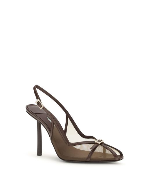 Le Silla White Sandals