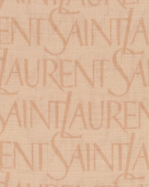 Saint Laurent Natural Scarf