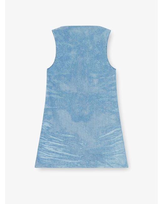 DIESEL Blue De-Selune-Fsi Denim Dress