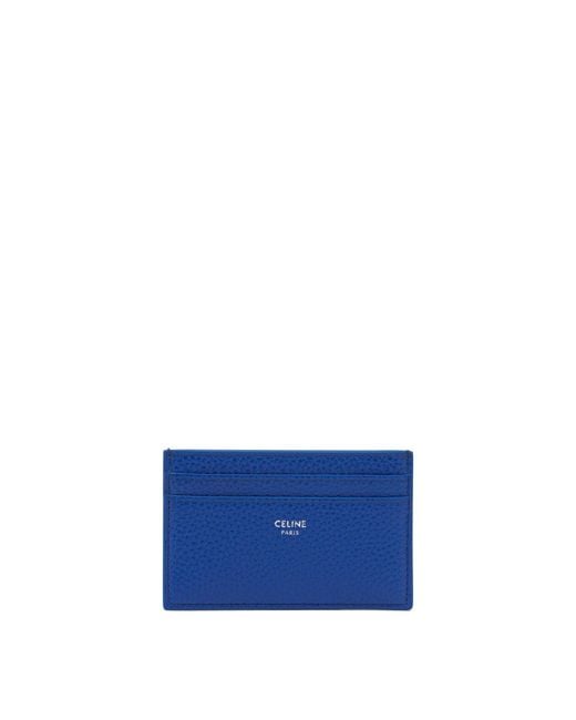 Céline Blue Triomphe Cards Holder for men