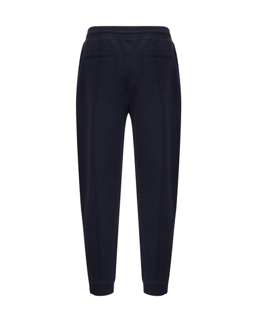 Brunello Cucinelli Blue Sweatpants for men