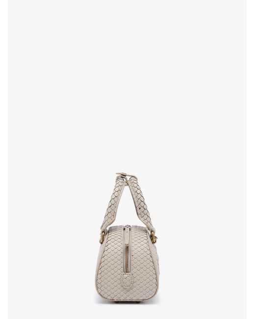 DIESEL Natural 1Dr Dome Python Leather Crossbody Bag