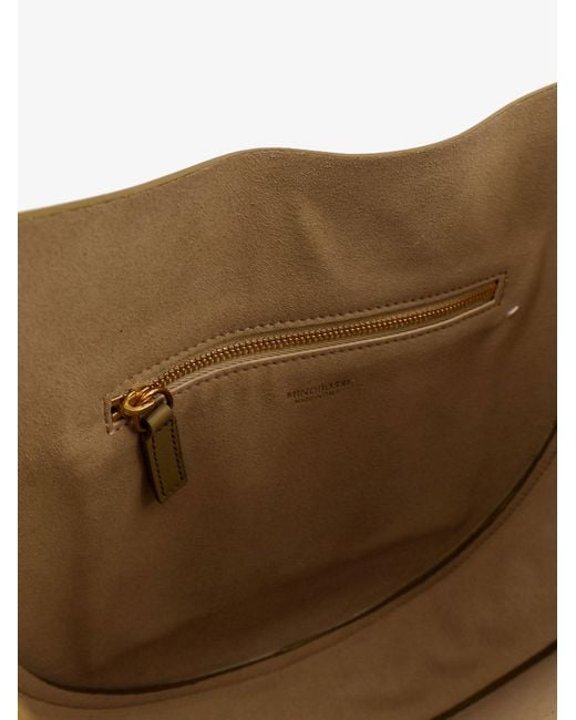 MINOBOSSI Green Lizzie Leather Crossbody Bag