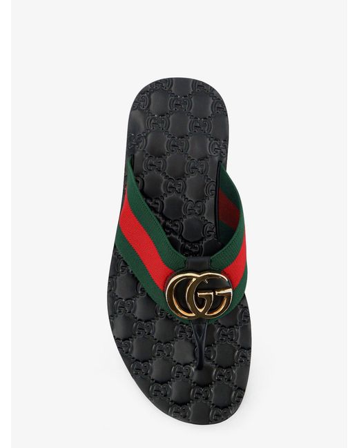 Gucci Multicolor Riviera Leather Sandals for men