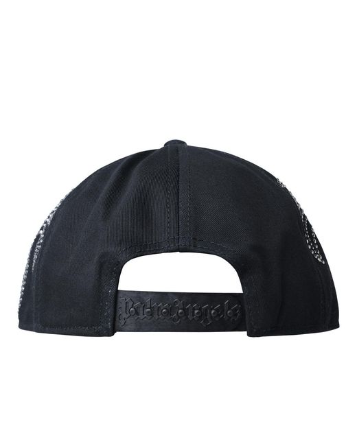 Palm Angels Blue Cotton Hat