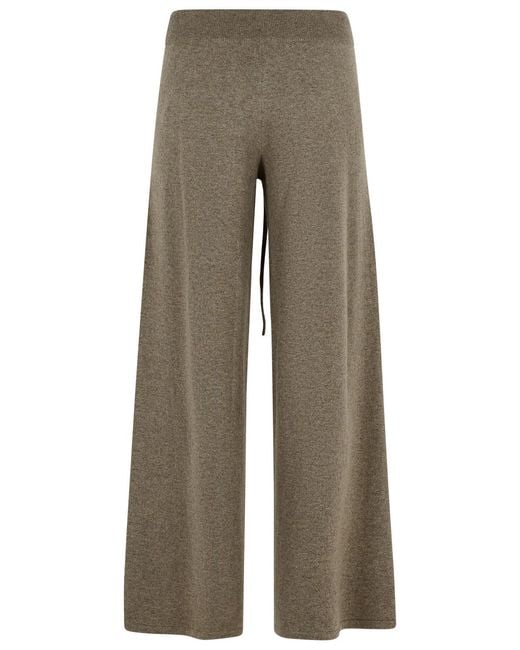Lisa Yang Natural 'Omi' Truffle Cashmere Pants