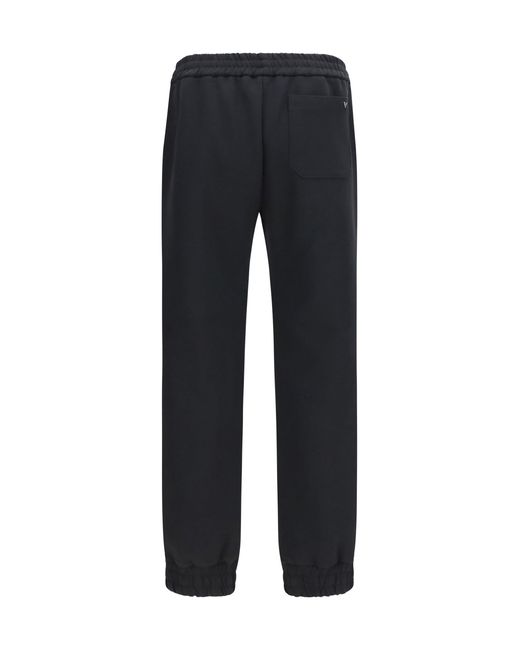 Valentino Blue Cotton Sweatpants for men