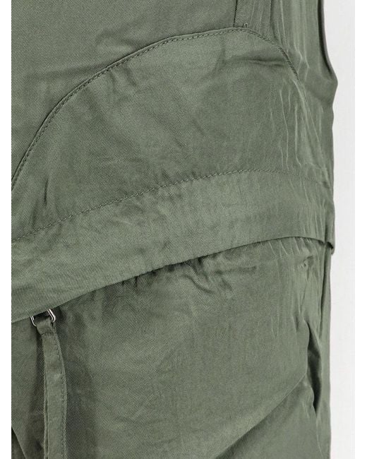 Frankie Shop Green Cargo Trousers Kelly Fluid