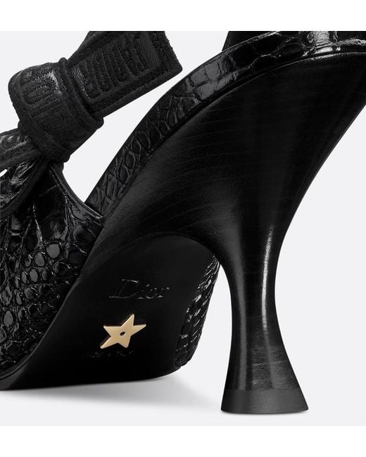 Dior Black Leather Decollete