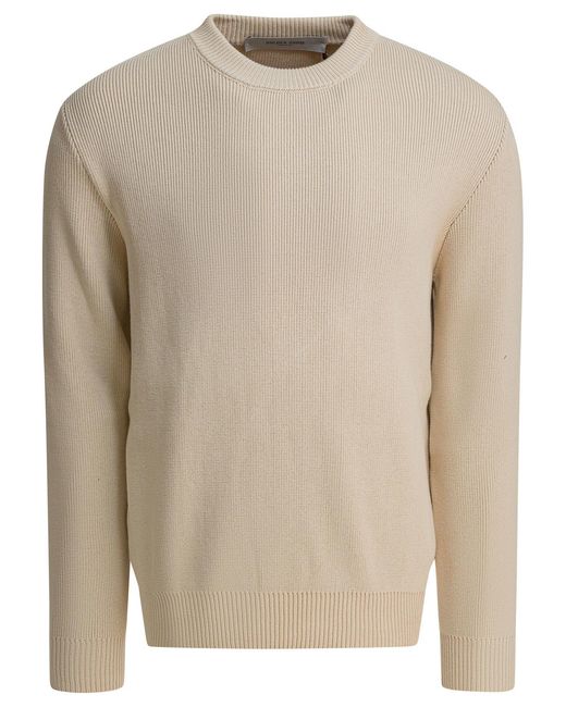Golden Goose Deluxe Brand Natural "Golden" Crewneck Sweater for men