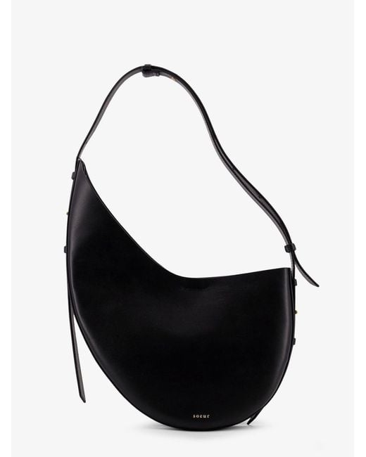 Soeur Black Winona Leather Shoulder Bag