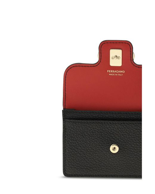Ferragamo White Gancini Keyring