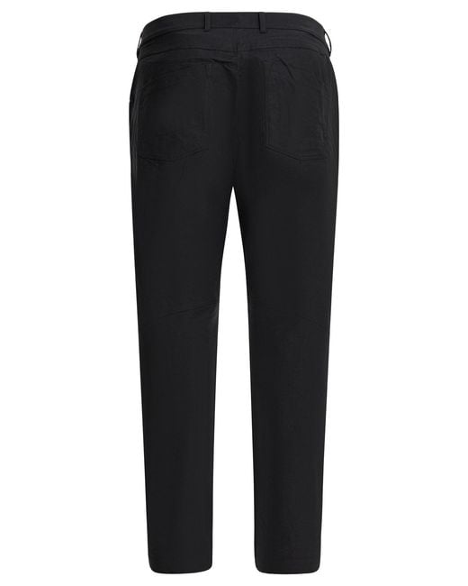 Arc'teryx Black Cotton Nylon Elastane Trousers for men