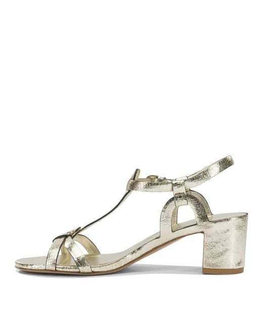 Roberto Del Carlo Metallic Sandals