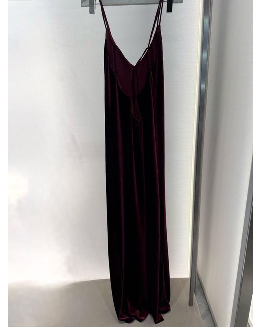 F.it Blue Strapless Dress Bordeaux