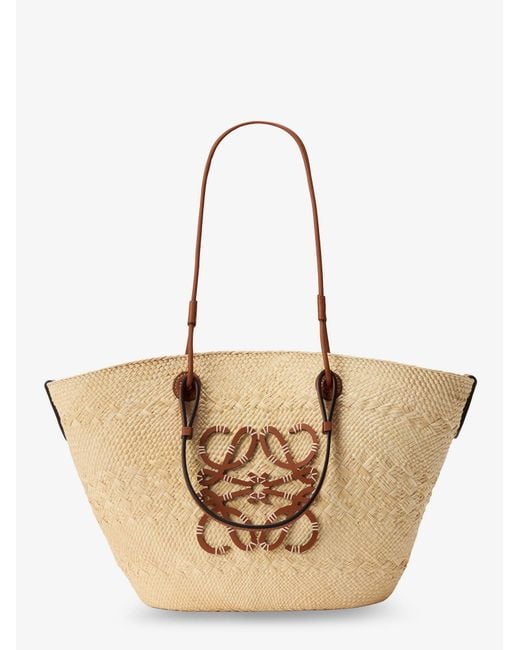 Loewe Natural Shoulder Bag Paula's Ibiza Raffia/Leather